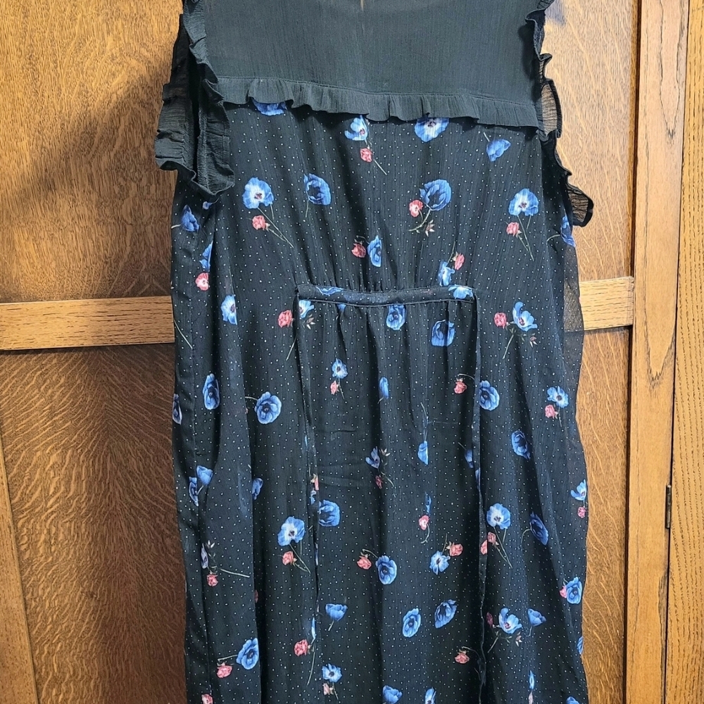 Floral Black Dress Maternity